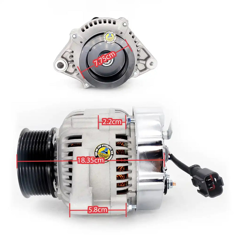 Afbeelding laden in Galerijviewer, Alternator 6008613410 6008613411 6008613420 1012114310 for KOMATSU 6D102 S4D95E-5 for KOMATSU PC200-6 WA200 WA320 - Electrical Parts &gt; Alternator from MyMROmarts
