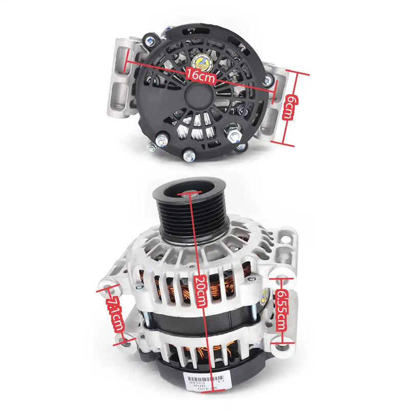 Afbeelding laden in Galerijviewer, Alternator 8600366 3218932 A1091S UD19455A for CAT C4.4 C7.1 for CAT E318D - Electrical Parts &gt; Alternator from MyMROmarts
