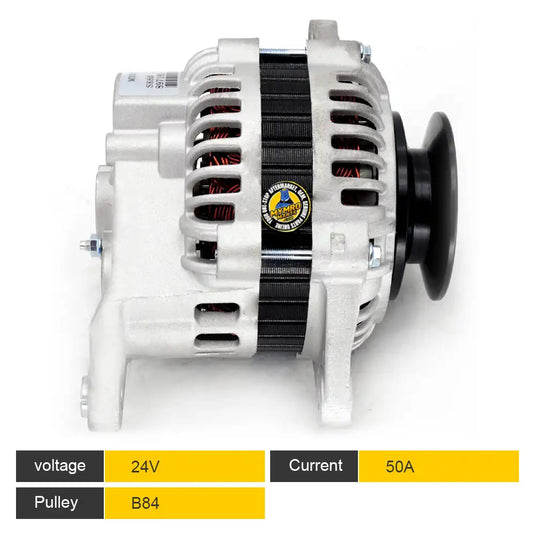 Alternator 8971822892 A002TA8383 A2TA8383 LRA02538 LRA2583 for ISUZU 4JG1 4JG2 for KOBELCO SY75 ZAX70 for HITACHI SK70 SK60 - Electrical Parts > Alternator from MyMROmarts