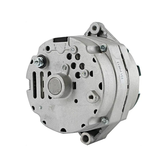Alternator ADR0173 1-Wire w 1/2 Inch Pulley Compatible With John Deere Case /63 Amp 12 Volt CW Tractor Generator - Electrical Parts > Alternator from MyMROmarts