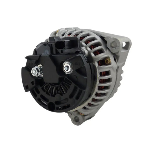 New Alternator Replacement LR1110-501, LR1110-501B, LR1110-501BAM, 8972482970, AHI0145, 40044066 For 2003-2006 Isuzu NPR NQR NRR 4HE1 4.8L 290CI 110A 12V CW 3-Groove Pulley - Electrical Parts > Alternator from MyMROmarts