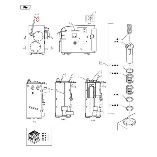 Breather Assy 72202082 for Kobelco SK170-9 New Holland EH35 EH45 Excavator - Engine Maintenance Parts > Air Filter from MyMROmarts