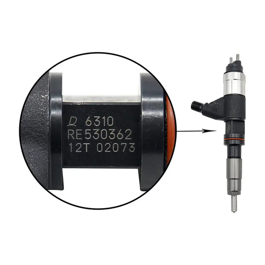 Remanufactured Common Rail Injector 095000-6310 RE530362 for John Deere 4045T 6068T S350 Engine 210G Excavator - Engine Parts > Fuel System > Fuel Injector from  My Store