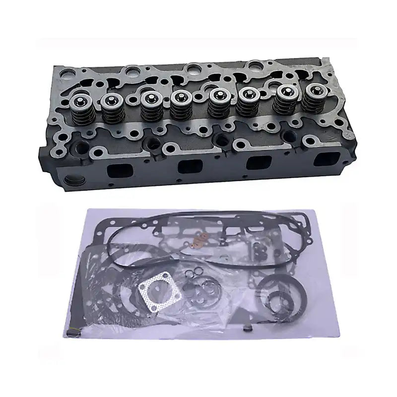 Cargue la imagen en el visor de la galería, Complete Cylinder Head 19077-03048 for Kubota Engine V2203 Excavator KX121-2 KX161-2 - Engine Parts &gt; Engine Block &gt; Cylinder Head from MyMROmarts
