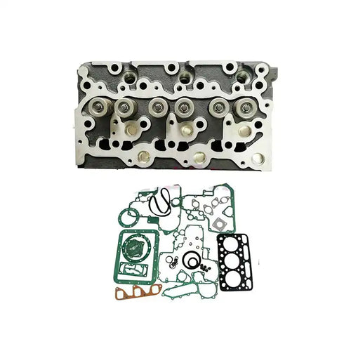 Complete Cylinder Head for Kubota D1503 Engine Bobcat 753 763 773 CASE 1838 Scat - Engine Parts > Engine Block > Cylinder Head from MyMROmarts