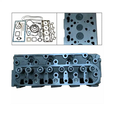 Complete Cylinder Head 1J860-03040 with Valves for Kubota V2003-M V2203-M V2403 Engine with Gasket Kit from MyMROmarts