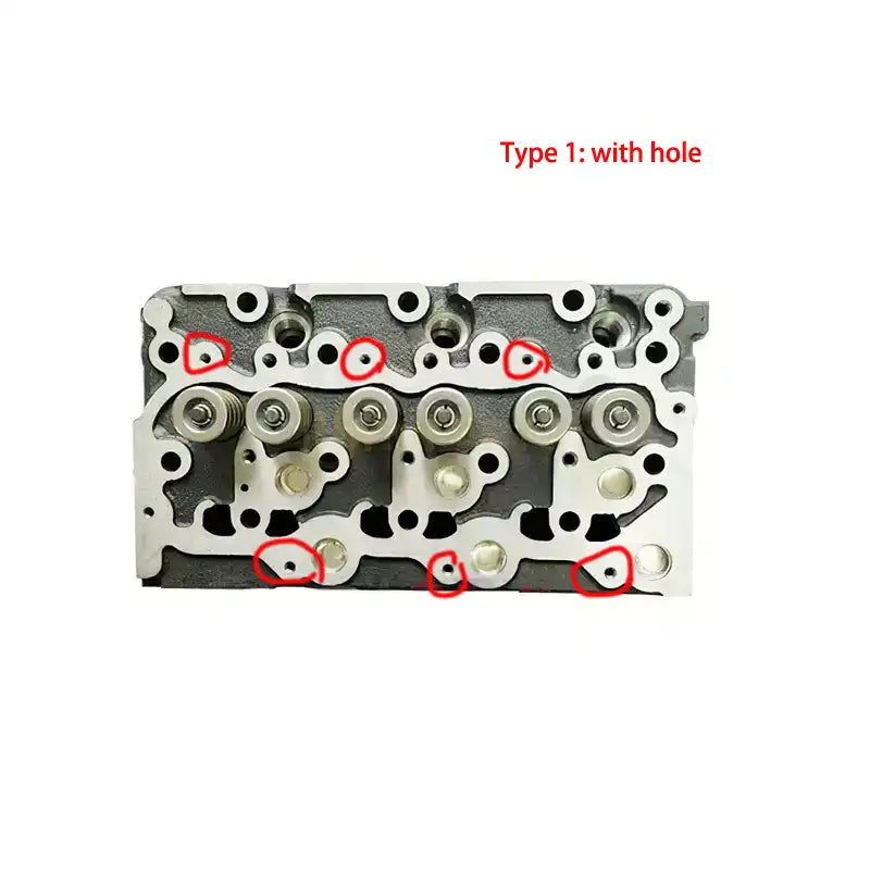 Load image into Gallery viewer, Complete Cylinder Head for Kubota D1503 Engine Bobcat 753 763 773 CASE 1838 Scat - Engine Parts &gt; Engine Block &gt; Cylinder Head from MyMROmarts
