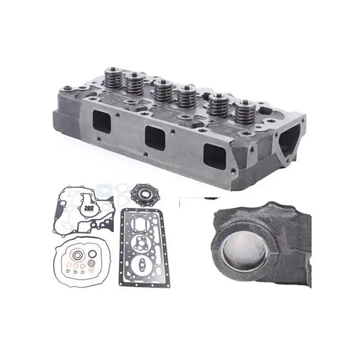 Complete Cylinder Head D902 with Valves + Full Gasket Kit for Kubota RTV900 - Engine Parts > Engine Block > Cylinder Head from MyMROmarts