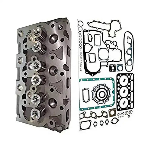 Complete Cylinder Head With Valves + Full Gasket Kit for Kubota D1402 Engine - Engine Parts > Engine Block > Cylinder Head from MyMROmarts