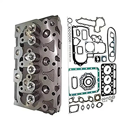 Complete Cylinder Head With Valves + Full Gasket Kit for Kubota D1402 Engine - Engine Parts > Engine Block > Cylinder Head from MyMROmarts