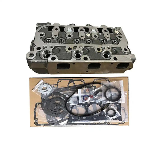 Complete Cylinder Head With Valves + Full Gasket Kit for Kubota D850 D850-5B D850-BH-W Engine B1550D B1550E B6200D B6200E - Engine Parts > Engine Block > Cylinder Head from MyMROmarts