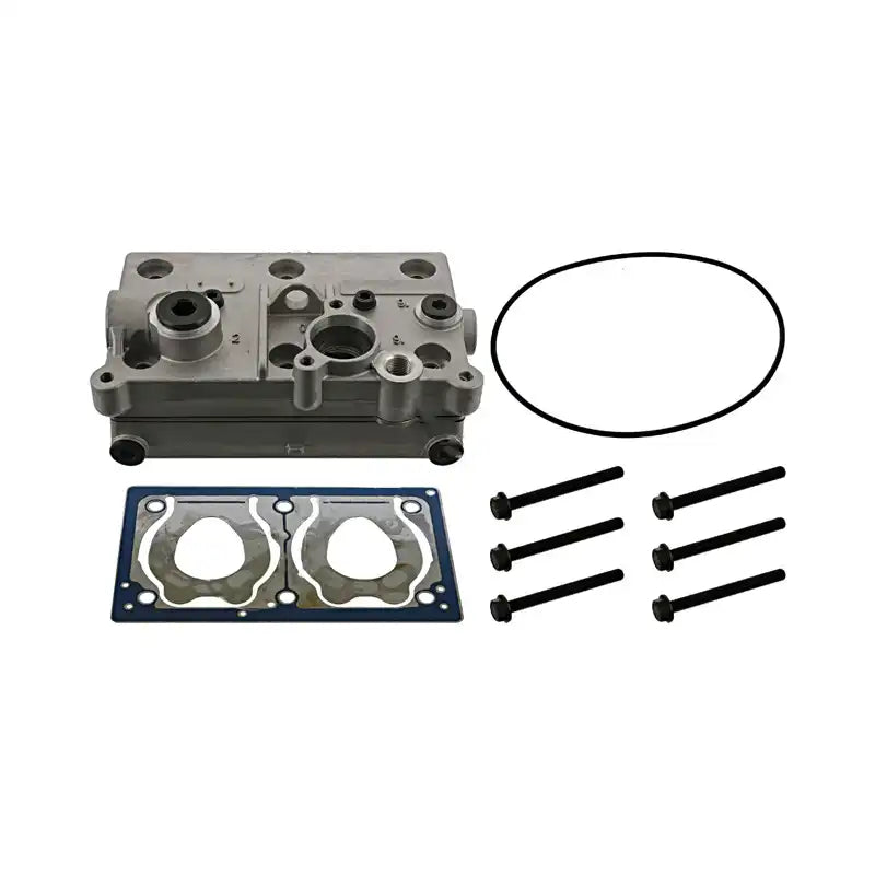 Load image into Gallery viewer, Compressor Cylinder Head Complete 4127049332 20569930 for Volvo FM9 FM12 FH16 FH12 NH12 Renault 480 Truck - Engine Parts &gt; Engine Block &gt; Cylinder Head from MyMROmarts
