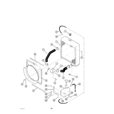 Connection Water Inlet Elbow J903102 for CASE Engine 4390 6590 Tractor 1896 2096 5120 5130 5140 5220 5240 5250 - Engine Parts > Other Engine Parts from MyMROmarts