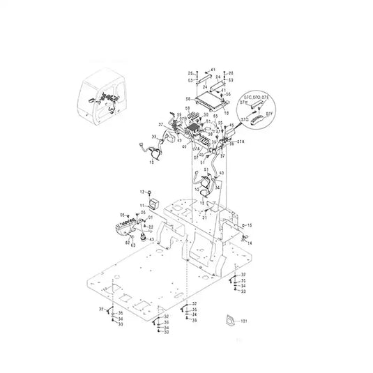 Controller 4487307 for Hitachi ZX200-1 ZX200 ZX200-E ZX200-HHE ZX200-X Excavator - Electrical Parts > Electronic Control System > Controllers and Monitors from MyMROmarts