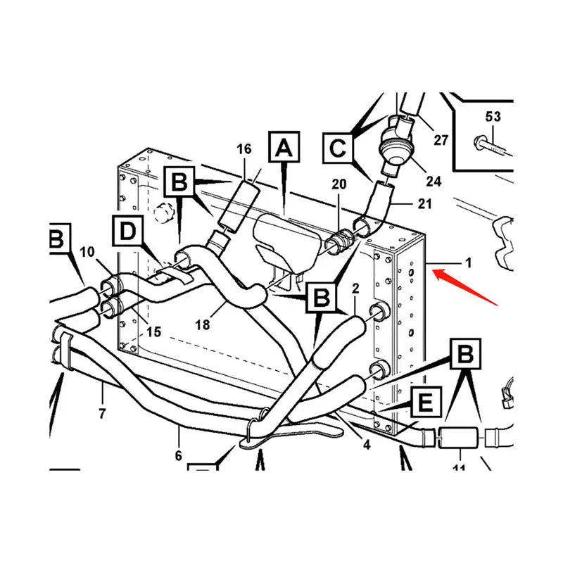 Load image into Gallery viewer, Cooling Engine Radiator 11192942 111196425 15020893 11192942 11196422 for Volvo A35D A35E A40D A40E T450D from MyMROmarts
