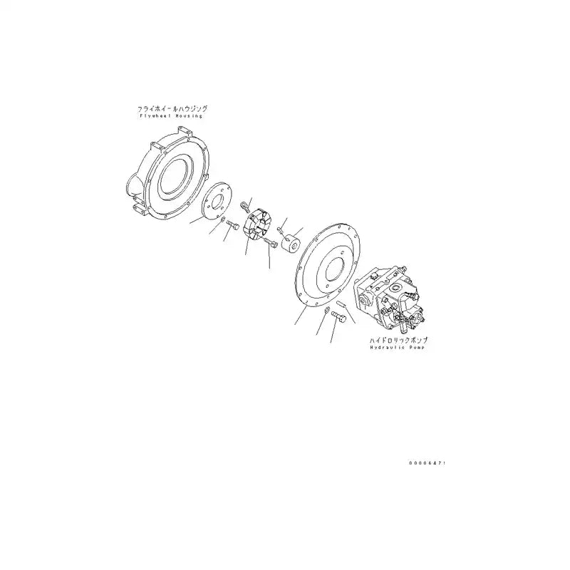 Cargue la imagen en el visor de la galería, Coupling Assy 20P-01-81200 for Komatsu Excavator PC28UU-3 PC27R-8 from MyMROmarts
