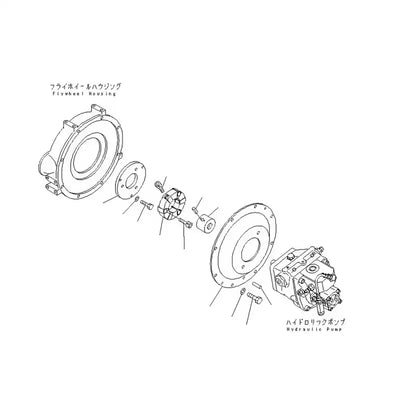 Coupling Assy 20P-01-81200 for Komatsu Excavator PC28UU-3 PC27R-8 from MyMROmarts
