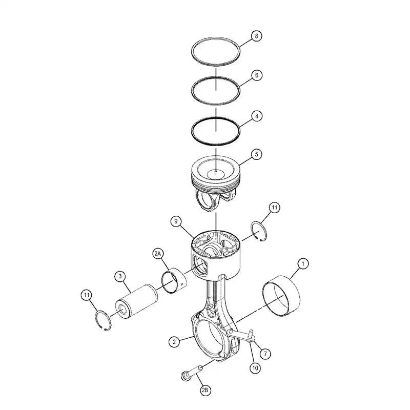 Load image into Gallery viewer, Crown - Piston 238-2701 for Caterpillar CAT Excavator 330D LN Engine C-9 C9 in USA - Engine Parts > Crankshafts &amp; Connecting Rod Components > Piston from MyMROmarts
