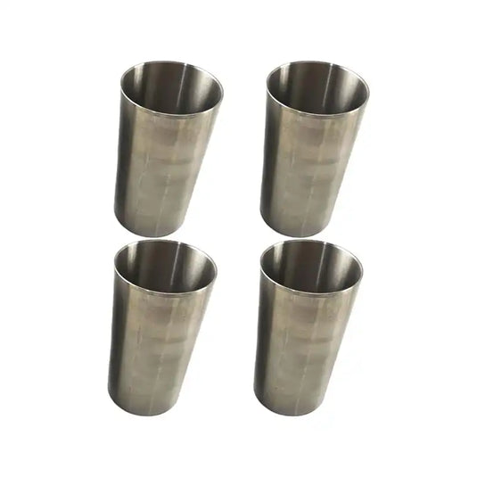 Cylinder Liner 4 Units 1 Set For Komatsu Crawler Tractor D21A-7T-M D21P-7T-M Yanmar Engine 4TNE98 Komatsu Engine 4D98E - Engine Parts > Crankshafts & Connecting Rod Components > Cylinder Liner from MyMROmarts