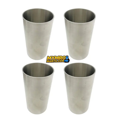 Cylinder Liner 4 Units 1 Set For Komatsu Wheel Loader WA65-3 WA65PT-3 WA75-3 Yanmar Engine 4TNE94 Komatsu Engine 4D94E from MyMROmarts