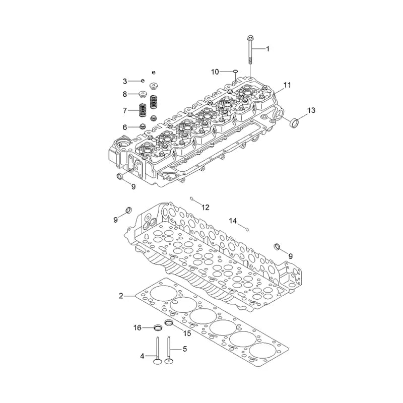 Load image into Gallery viewer, Cylinder Head 4936081 for Cummins Engine ISB6.7 ISDE6.7 QSB6.7 ISBE5.9 - Engine Parts &gt; Engine Block &gt; Cylinder Head from MyMROmarts
