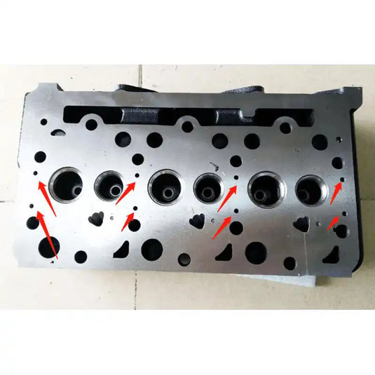 Complete Cylinder Head 1A013-03043 16487-03045 1A013-03044 1A01303043 1648703045 1A01303044 for Kubota D1503 Engine L2900 L3000 L3010 L3130 KX91-3 U35 - Engine Parts > Engine Block > Cylinder Head from  My Store
