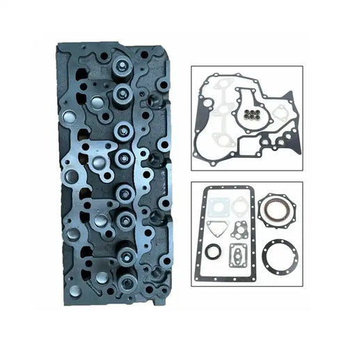 Cylinder Head+Full Gasket Kit Fits Bobcat Excavator 753 763 773 For Kubota V2203 V2203E Complete - Engine Parts > Engine Block > Cylinder Head from MyMROmarts