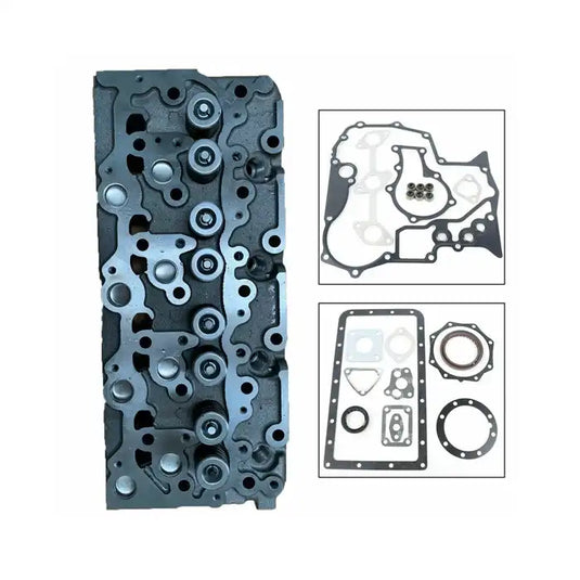 Cylinder Head+Full Gasket Kit Fits Bobcat Excavator 753 763 773 For Kubota V2203 V2203E Complete - Engine Parts > Engine Block > Cylinder Head from MyMROmarts
