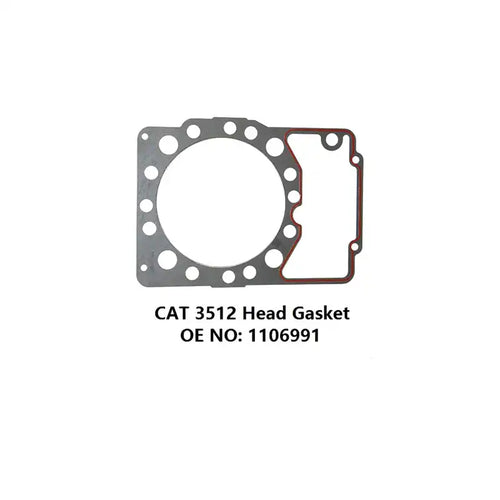Cylinder Head Gasket 1106991 for Caterpillar CAT Engine 3508 3512 3516 Excavator 5130 5230 Tractor 776C 776D 784B 784C - Engine Maintenance Parts > Cylinder Head Gasket from MyMROmarts