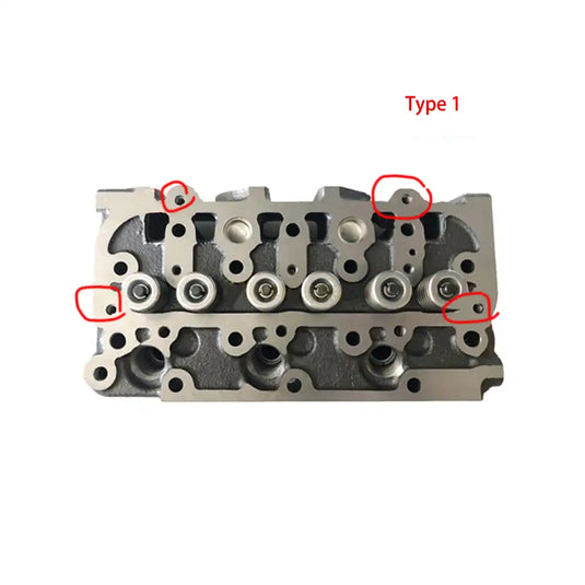 Cylinder Head With Valves for Kubota Engine D782 - Engine Parts > Engine Block > Cylinder Head from  My Store