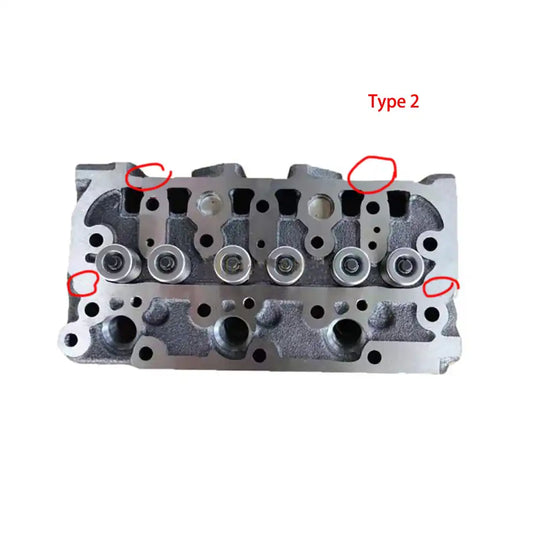 Cylinder Head With Valves for Kubota Engine D782 - Engine Parts > Engine Block > Cylinder Head from  My Store