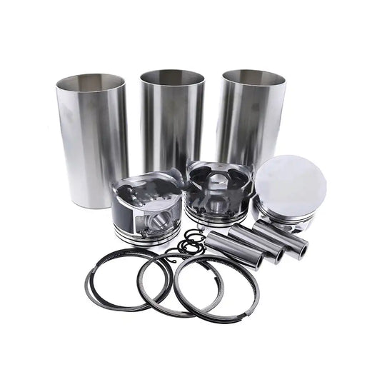 Cylinder Liner 3 Units 1 Set For Komatsu Excavator PC40FR-1 PC40FR-2 Yanmar Engine 3TNE88 Komatsu Engine 3D88 - Engine Parts > Crankshafts & Connecting Rod Components > Cylinder Liner from MyMROmarts