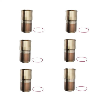Cylinder Liner Kit 4089153 for Cummins Engine ISX QSX Hyundai R800LC-9 R800LC-7A R800LC-9 FS Crawler Excavator - Engine Parts > Crankshafts & Connecting Rod Components > Cylinder Liner from MyMROmarts