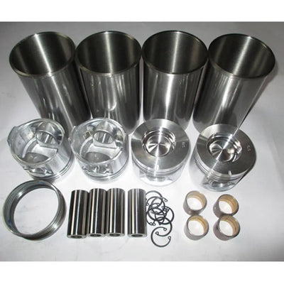 Cylinder Liner Kit Engine Four Matching for Yanmar Engine 4TNV98T Komatsu Engine S4D98E - Engine Maintenance Parts > Overhaul Rebuild Kits from MyMROmarts