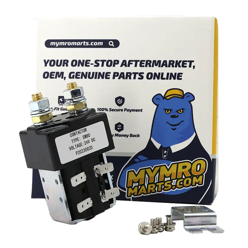 Cargue la imagen en el visor de la galería, 24V 125A DC Contactor SW80 SW80-6 sw80 6 for Forklift Stacker Pallet B2SW11 B2SW12 from MyMROmarts
