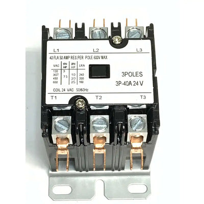 SA-3P-40A-120V Definite Purpose Contactor 3Poles 40FLA 120V AC Coil from MyMROmarts