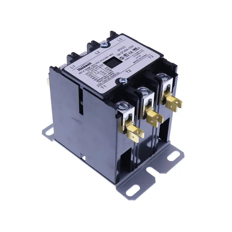 Cargue la imagen en el visor de la galería, SA-3P-40A-120V Definite Purpose Contactor 3Poles 40FLA 120V AC Coil from MyMROmarts
