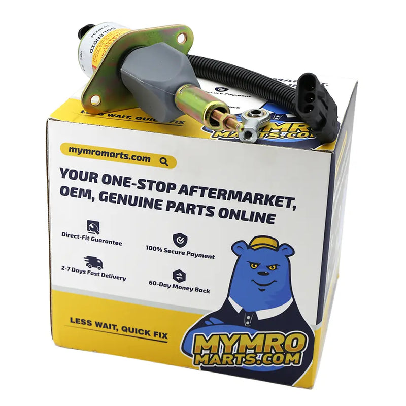 Load image into Gallery viewer, Diesel Shut Off Solenoid 3930234 For Cummins 6CT 8.3L Komatsu Excavator PC350-7 24V from MyMROmarts

