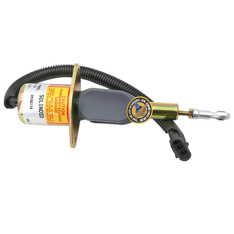 Load image into Gallery viewer, Diesel Shut Off Solenoid 3930234 For Cummins 6CT 8.3L Komatsu Excavator PC350-7 24V from MyMROmarts
