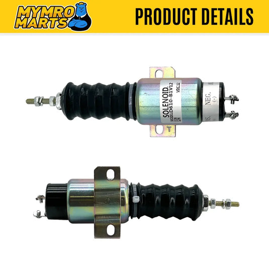 2 Terminals 12V Dual Coil Pull Solenoid D610-B1V12 D610B1V12 for Kubota D905 Engine - Electrical Parts > Solenoid Valve from  My Store