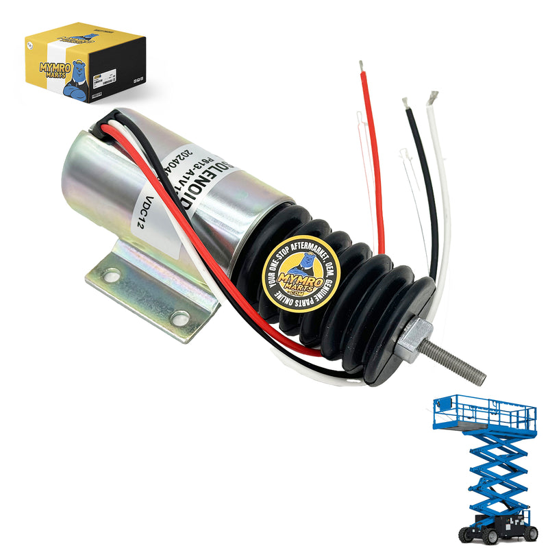 Indlæs billede i Gallery Viewer, 12V Throttle Solenoid 121615 121615GT for Genie S-60 S-65 S-80 S-80 XC S-85 S-85 XC Z-62/40 Z-80/60 Boom Lifts from MyMROmarts
