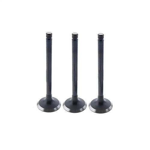 Exhaust Valve 3 Units 1 Set Y129100-11130 For Komatsu Excavator PC40FR-1 PC40FR-2 Yanmar 3TNE88 Komatsu 3D88 Engine - Engine Parts > Engine Valve Train Parts > Intake and Exhaust Valve from MyMROmarts