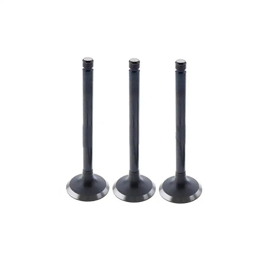 Exhaust Valve 3 Units 1 Set Y129100-11130 For Komatsu Excavator PC40FR-1 PC40FR-2 Yanmar 3TNE88 Komatsu 3D88 Engine - Engine Parts > Engine Valve Train Parts > Intake and Exhaust Valve from MyMROmarts