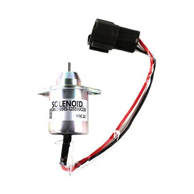 Engine Flameout Solenoid 150ES-12S5SUC128 779233-77932 for Excavator Hyundai R55 R60-7 Doosan DH55 DH60 Komatsu PC40 PC50 from MyMROmarts