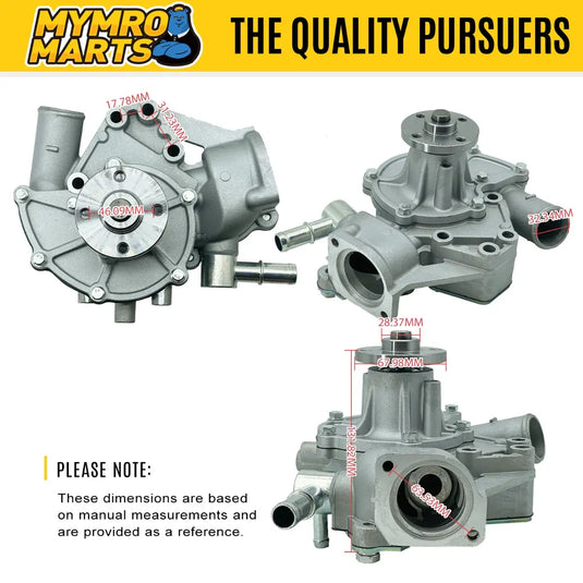 Engine Water Pump 16100-UB020 16100UB020 for Toyota Engine 4Y Forklift 7FG15 7FG20 7FG25 7FG30 7FGCU25 7FGCU30 from MyMROmarts