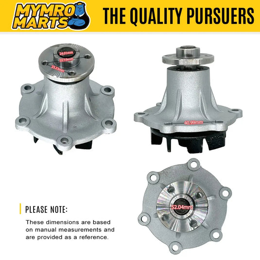 New Engine Water Pump 16120-32082-71 Fits Toyota Forklift 2Fg30 3Fd20 02-Fdc18 3Fd28 - Engine Parts > Cooling System > Engine Water Pump from MyMROmarts