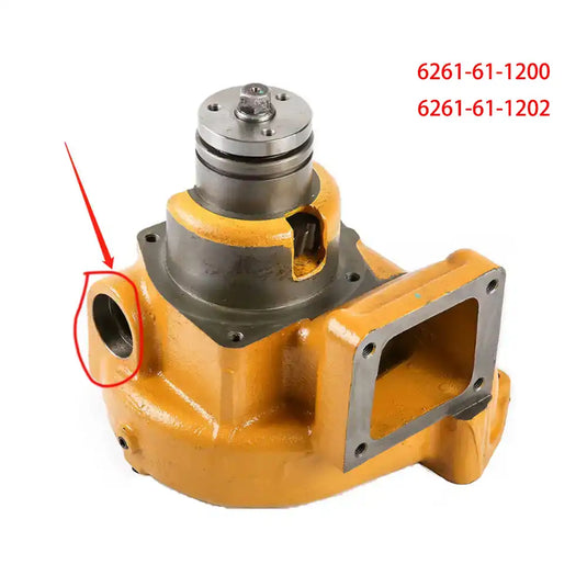 Engine Water Pump 6261-61-1200 6261-61-1201 6261-61-1202 for Komatsu Bulldozer D155A-6R D155AX-6 D155AX-7 D275A-5R D275AX-5E0 Engine SAA6D140E - Engine Parts > Cooling System > Engine Water Pump from  My Store