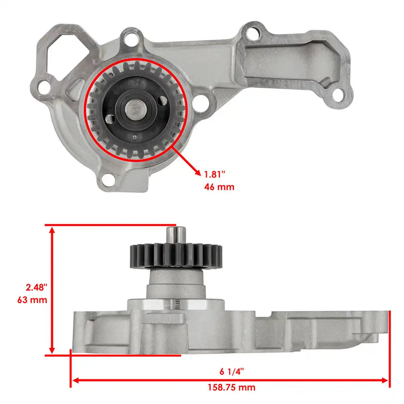 Load image into Gallery viewer, Engine Water Pump Compatible With Kawasaki Mule 2510 Kaf620A 4X4 1994 1995 1996 1997 1998 1999 2000 - Engine Parts &gt; Cooling System &gt; Engine Water Pump from MyMROmarts
