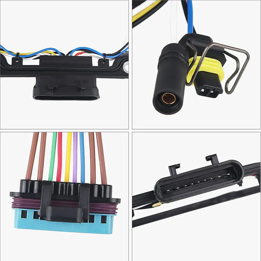 Valve Cover Gaskets + Inner Injector Glow Plug Harness with Relay + 8 Glow Plugs F81Z-6584-AA F81Z-9D930-AB for Ford 1999-2003 Powerstroke 7.3L F250 F350 E250 E350 from MyMROmarts