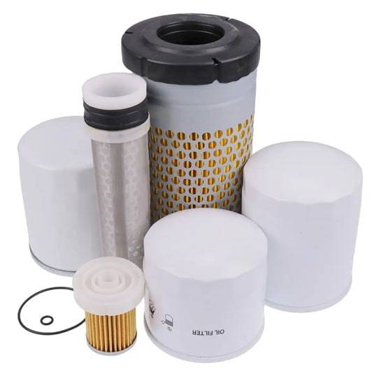 Filter Kit 16271-32090 67955-37710 66021-36060 6A320-59930 6A100-82630 32721-58242 for Kubota Engine V1505 Tractor B3030HSD B3030HSDC B3030HST from MyMROmarts